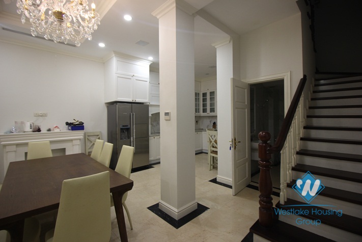 An old French architecture and newly-renovated mansion for rent in Hai Ba Trung